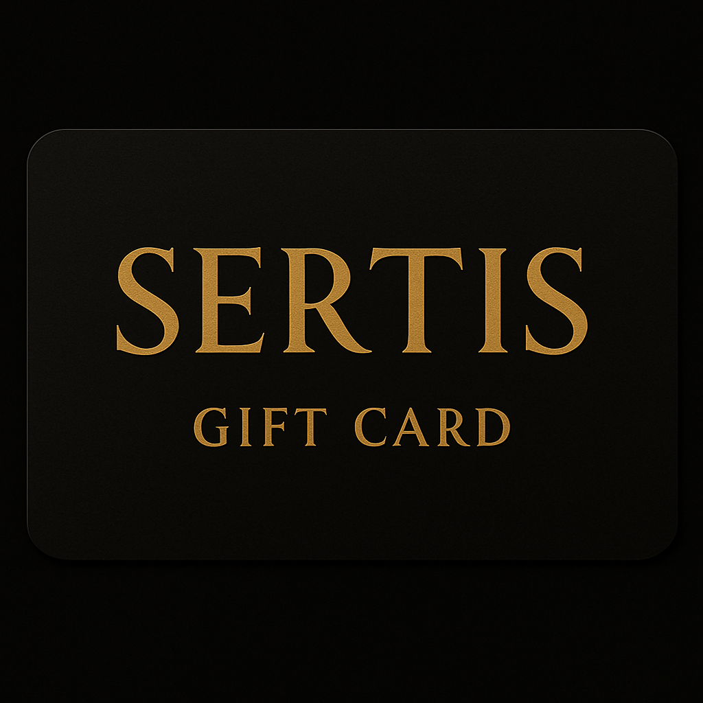 🎁 Gift Card –Style, delivered. From SERTIS 50-75-100-150-200